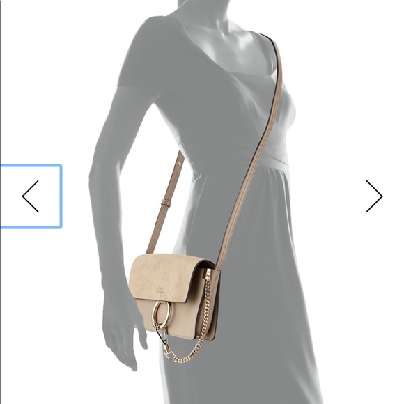 Chloé Faye Small Leather Crossbody Bag - Picture 3 of 8